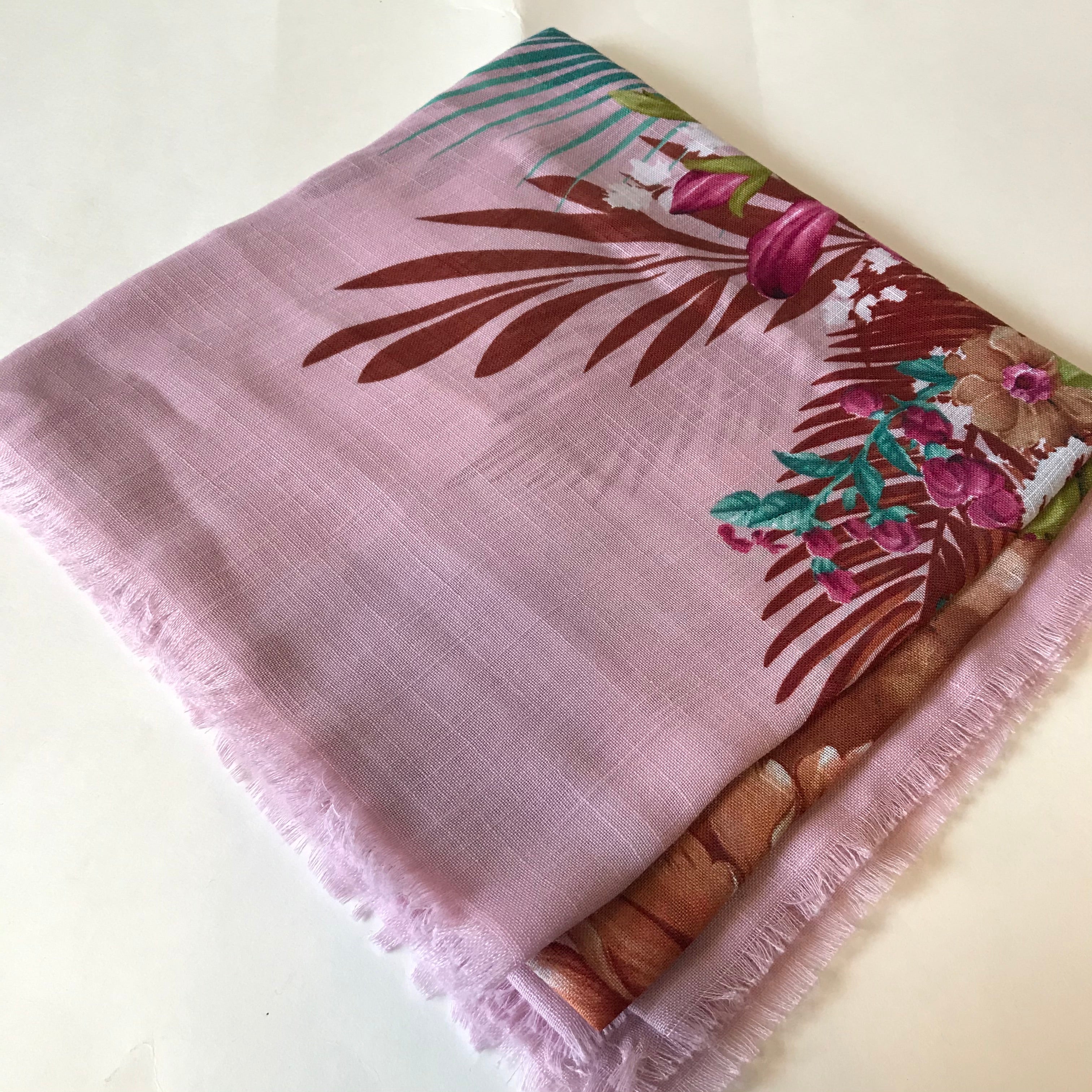 The Cotton Floral Scarf