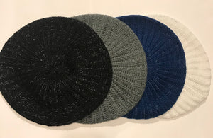 The Lurex Beret Beanie